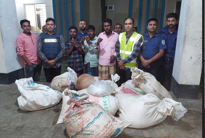 বানিয়াচংয়ে ৮ মন চোলাই মদসহ ৩ মাদক কারবারি গ্রেফতার